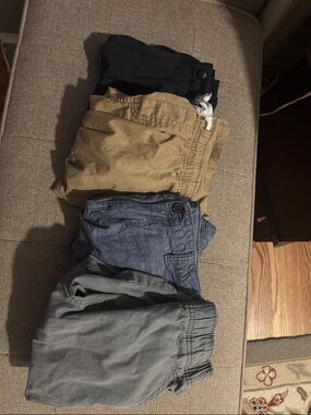 Boys' Shorts Lot - Gray, Blue, Khaki, Navy Boys Size 12